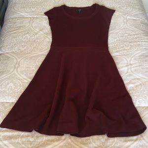 Mossimo Supply Co. burgundy knit dress